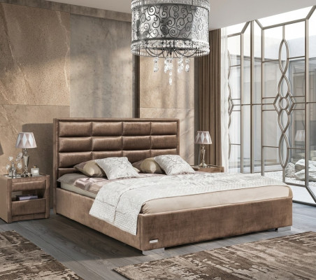Designer Bett Schlofzëmmer Better Textil Lieder Hotel Luxus Samt Polsterung