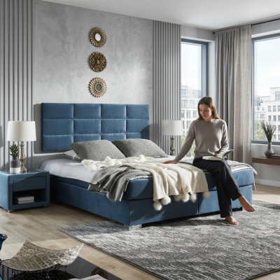 Schlofzëmmerbett Bettgestell Hotel Chesterfield Luxus Boxspring Better Bett