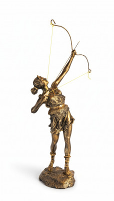 Diana Göttin Bou Pfeil XXL Designer Statu Skulptur Figur Statuen Dekoratioun