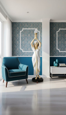 Design Stehlampe Ägyptesch Frafigur Stehleuchte Luuchten Stehlampen Figur