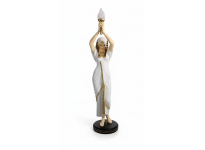 Design Stehlampe Ägyptesch Frafigur Stehleuchte Luuchten Stehlampen Figur