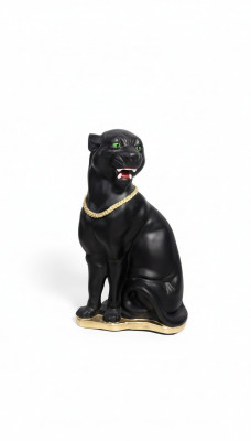 Design Puma Figur Statue Skulptur Figuren Skulpturen Dekoratioun Statuen Deko Nei