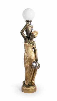 Stehlampe Lampe Luucht Statuestatuette Figur Skulpturen Skulptur Statuen Standluucht