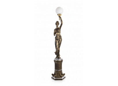 Designer XXL Grouss Statue Lampe Steeluucht Steelampe Steeluucht Luuchten Lampe 227cm
