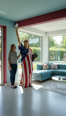 Freiheetsstatu XXL 240cm Freiheetsstatu Figur USA Liberty Skulpturen Neit 6807