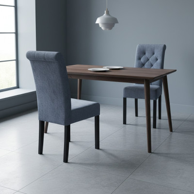 Massivholz Stull Dekorativ Holz Modern Iesszëmmerstull Designer Stull Stullen