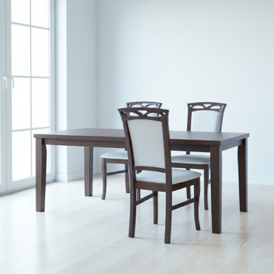 6x Designer Stull Set Iesszëmmer Lehn Polstersëtz Still Komplett Garnitur
