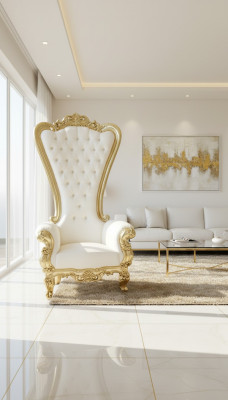 Troun Fauteuil Kinneklechen Polster Chesterfield Samett 1-Sëtz Antik Stil Still