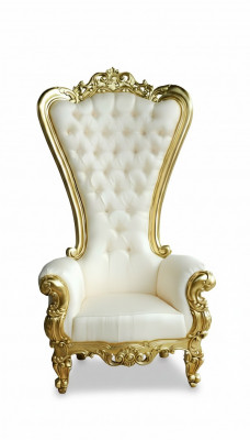 Troun Fauteuil Kinneklechen Polster Chesterfield Samett 1-Sëtz Antik Stil Still