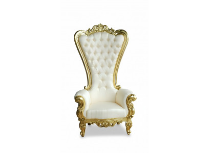 Troun Fauteuil Kinneklechen Polster Chesterfield Samett 1-Sëtz Antik Stil Still