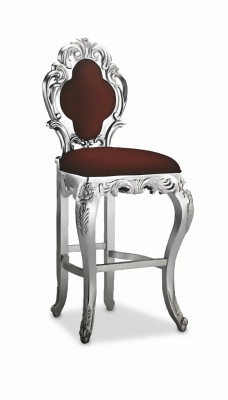 Hocker Barhocker Kinneken Polster Chesterfield Samt 1 Sëtzer Antik Stil Stull