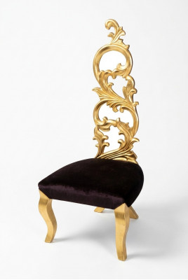 Trounssëtz Kinnekleche Polstersessel Chesterfield Samt 1-Sëtzer Antik Stil Still