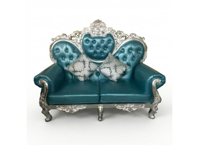 Troun Canapé Kinneks Polster Chesterfield Samt Zweesëtzer Antik Stil Canapéeën Neien