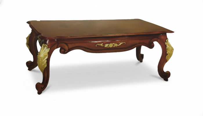 Barock Rokoko Extra Klasse Kaffisdësch Holz Dësch Niewent Dësch Sofa Couch