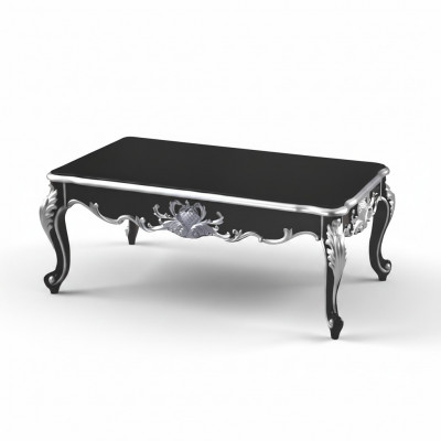 Barock Rokoko Extra Klass Couchtisch Dekor Holz Dësch Bäitest Sofa Couch