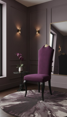 Stull Troun Fotell Set Iesszëmmer Designer Holz Antik Stil Barock Rokoko