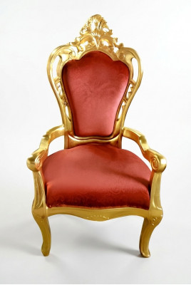 Stull Troun Fotell Set Iesssall Designer Holz Antik Stil Barock Rokoko Kinnek