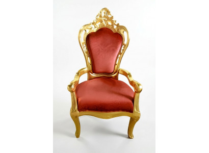 Stull Troun Fotell Set Iesssall Designer Holz Antik Stil Barock Rokoko Kinnek