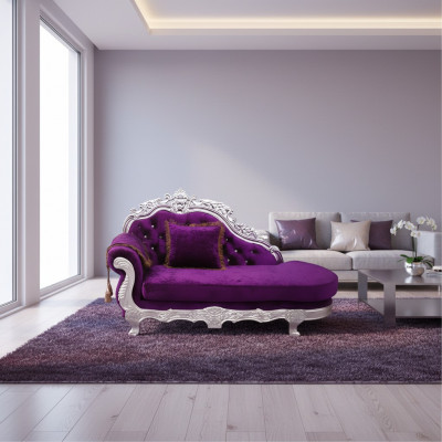 Edle Chesterfield antik Stil Chaiselongue Chaise Longue Sofa Léier Neit Récamière