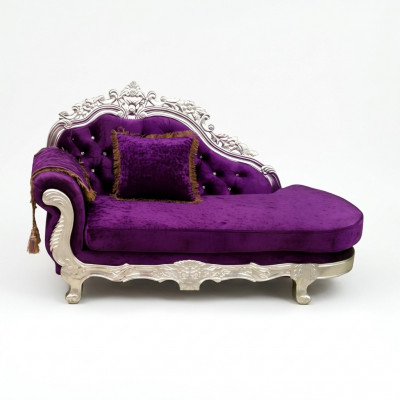 Edle Chesterfield antik Stil Chaiselongue Chaise Longue Sofa Léier Neit Récamière