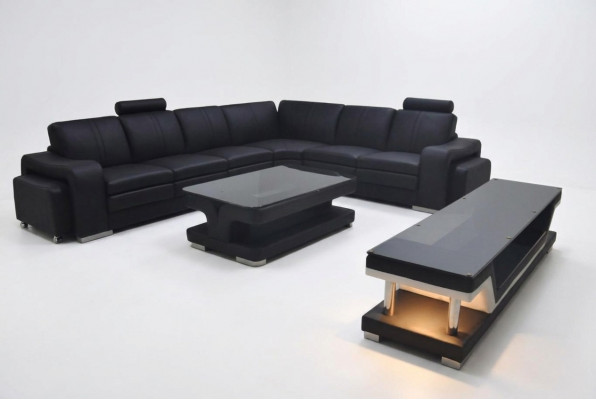Lieder Canapé Wohnlandschaft Eck Garnitur Design Canapé L-Form A1109B Canapéen Couchen