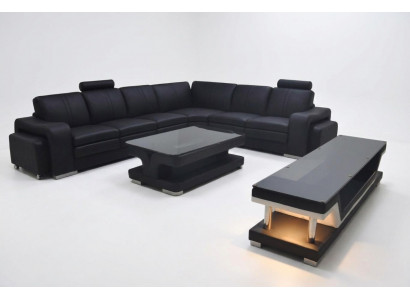 Lieder Canapé Wohnlandschaft Eck Garnitur Design Canapé L-Form A1109B Canapéen Couchen