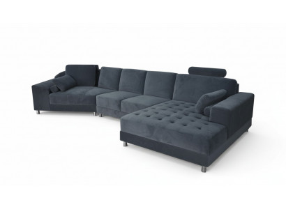 Design Eckcouch Polstersëtz Garnitur Landschaft Modern Miwwelen Sofae Couchen Nei