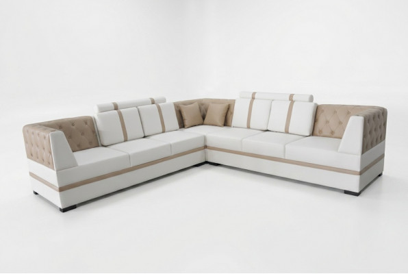 Liedersofa Canapé Wunnlandschaft Eck Garnitur Design Modern Sofa A1128