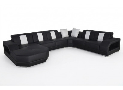 Lieder Sofa Canapé Wunnlandschaft Eck Garnitur Design Modern Canapé