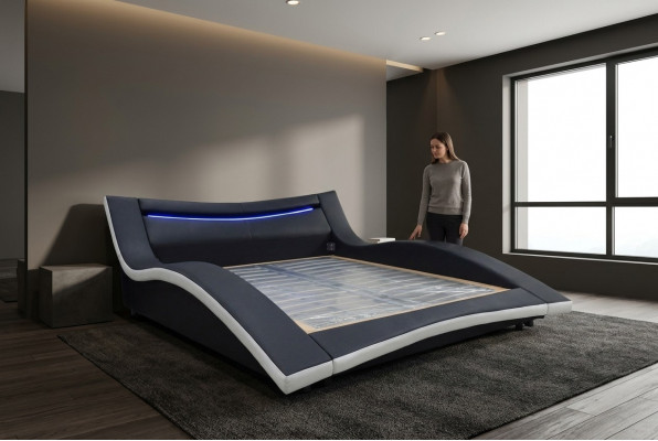 Luxe Design Lieder Duebel Hotel Bett Gepolstert Bestietnes Moderne Better Gestell Nei