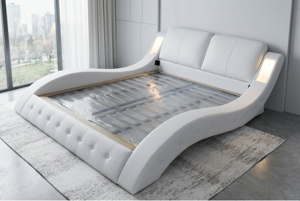 Design Luxus Bett Polster Koppel Hotel Modern Better Lieder 140/160/180/200 LB8824