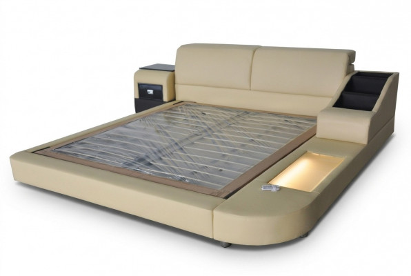 Exklusiv Multi-Funktioun Duebel Better Hotel Bestietnes Polster Lieder Design Bett Luxus Nei