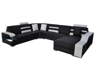 Ecksofa Polster Sëtz Lieder Couch Sofen Couchen Garnitur U-Form Wunnlandschaft