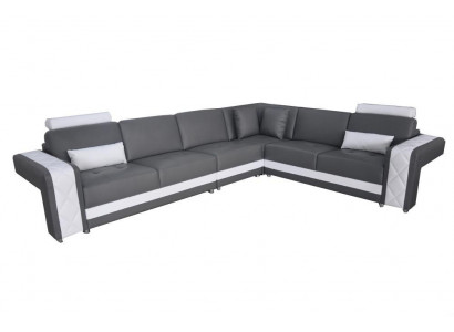 Ledercouch Gemittlech Wunnlandschaft Eck Garnitur Design Modern Deko Sofa L-Form