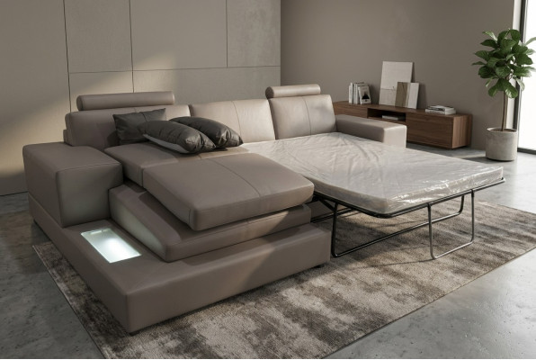 Lieder Canapé Wunnglandschaft Eck Garnitur Design Modern Sofa L-Form