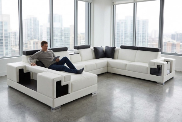 Liederdivan Eckdivan Couch Wunnlandschaft Divanen Couche Garnitur Design Modern Nei