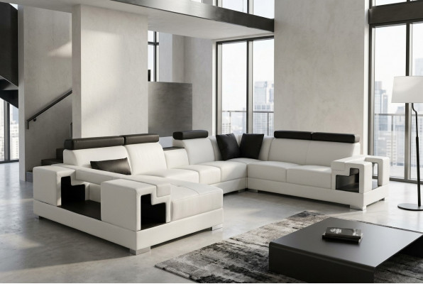Liederdivan Eckdivan Couch Wunnlandschaft Divanen Couche Garnitur Design Modern Nei