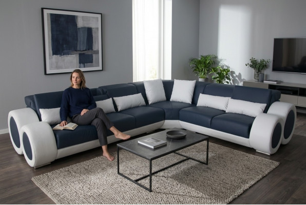 Design Eckcouch Polstersofa Lieder Sëtzgarni Moderne Canapéë Sofas