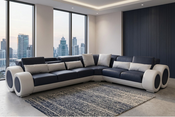 Design Eckcouch Polstersofa Lieder Sëtzgarni Moderne Canapéë Sofas