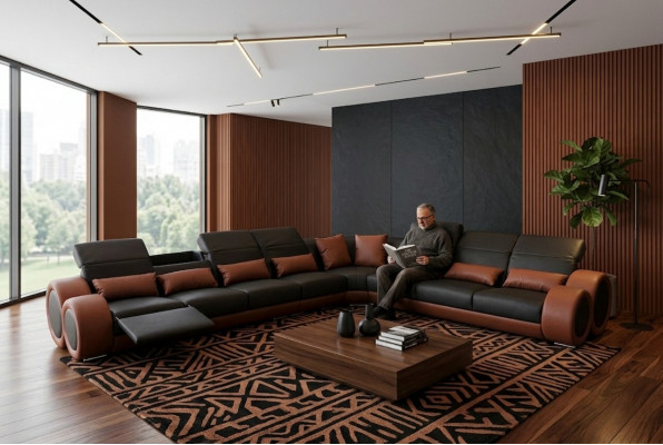 Design Eckcouch Polster Sofa Lieder Sëtz Garnitur Modern Sofas Sëtz Nei Couchen