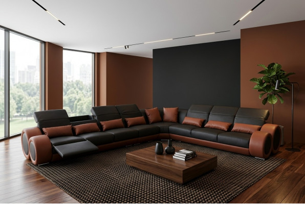 Design Eckcouch Polster Sofa Lieder Sëtz Garnitur Modern Sofas Sëtz Nei Couchen