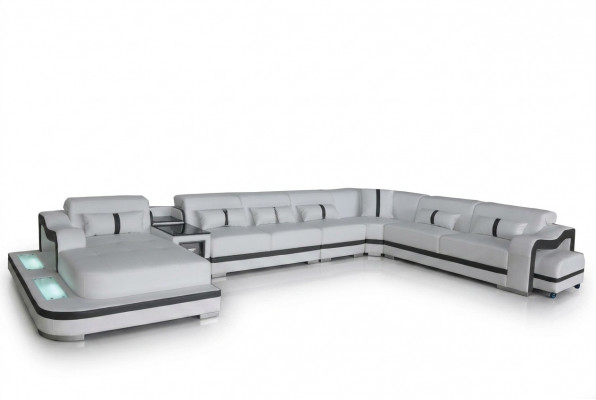 Lieder Couche Polster Sëtz Wunnlandschaft Design Modern Eck Garnitur Sofa U Form