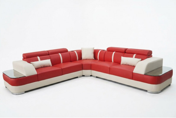 Lieder Sofa Wunnlandschaft Garnitur Design Modern Eck Sofen Luxus L-Form G8026B