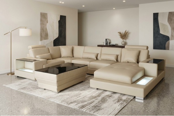 Lieder Sofa Gaang Still-Polster Eck Designer Garnitur Wunnlandschaft Garnituren Eck Neie.