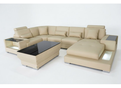 Lieder Sofa Gaang Still-Polster Eck Designer Garnitur Wunnlandschaft Garnituren Eck Neie.