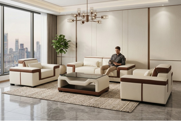 Sofa Polster Lieder Canapé Sëtz Komplett Set Modern Garnitur 3+2+1 Wunnlandschaft