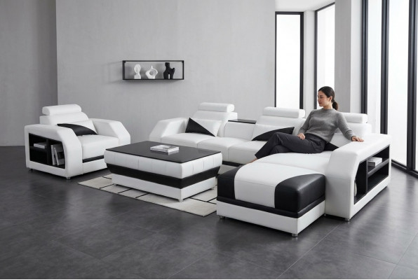 Lieder Eck Sofa Garnitur Sofaen Couchen Polster Wunnlandschaft Fauteuil Eck