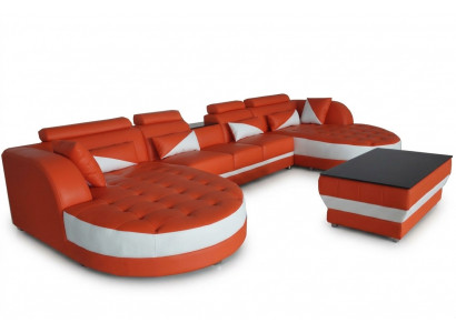 Lieder Eck Canapé Eck Wunnlandschaft Garnitur Design Moderne Canapéen Canapéen UForm G8018
