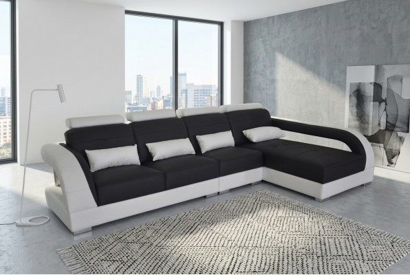 Lieder Eck Canapé Couch Polster Couchen Wunnlandschaft Luxus Garnitur