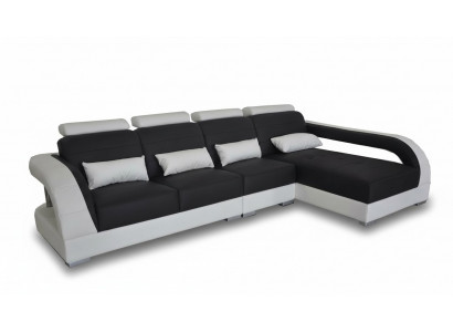 Lieder Eck Canapé Couch Polster Couchen Wunnlandschaft Luxus Garnitur